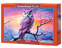 Puzzle 500 Owl's Perfect Evening CASTOR Castorland