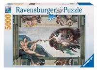 Puzzle 5000 Michał Anioł - Stworzenie Adama Ravensburger
