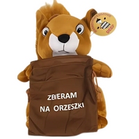 WIEWIÓRKA DUŻA MASKOTKA PLUSZOWA PRZYTULANKA MIĘKKA ZABAWKA DLA DZIECI