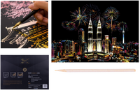 KOLOROWANKA ZDRAPYWANKA WYDRAPYWANKA DUŻA MAGICZNA