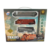 Kolejka Na Baterie Z Torami Lokomotywa Dla Dzieci Zestaw Prezent