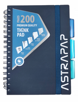 Kołozeszyt PP ASTRAPAP Ombre Line A5 200 stron - miks kolorów