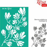 Szablon samoprzylepny wielokrotnego użytku magnolia21x29.7cm