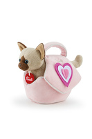 TRUDI KOTEK W  RÓŻOWEJ TOREBCE