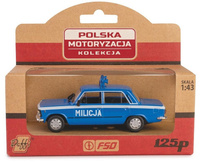 Kolekcja PRL-u Fiat 125P Milicja Daffi
