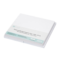 ZESTAW PODŁUŻNYCH KOPERT I KART - BIAŁE, 50 SZT.