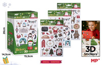 Naklejki świąteczne 3D 1szt.mix