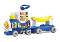 Jeździk pociąg 4w1 niebieski Dumel