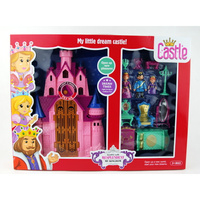 ZAMEK KSIĘŻNICZKI W ZESTAWIE Z FIGURKAMI I MEBELKAMI