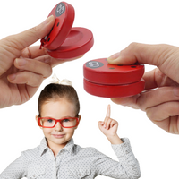 DREWNIANE KASTANIETY ZWIERZĄTKO MAŁY INSTRUMENT 