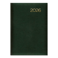 Kalendarz 2026 książkowy A5 dzienny zielony SK2