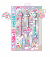 Długopisy żelowe wymazywalne w saszetce Słodycze