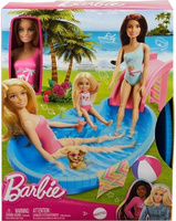 Barbie Basen z lalką i akcesoriami Mattel