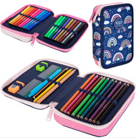 PODWÓJNY PIÓRNIK COOLPACK Z WYPOSAŻENIEM TĘCZA