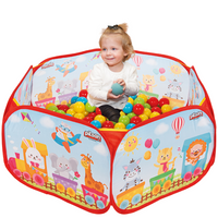 SUCHY BASEN SKŁADANY KOLOROWY Z PIŁECZKAMI DZIECI