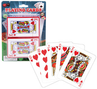 Karty do gry podwójne edukacyjne klasyczne zestaw 1 sztuka rozrywka