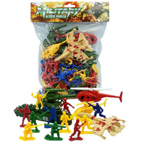 Zestaw żołnierzyki pojazdy wojskowe edukacyjne zabawki dla dzieci 1 worek