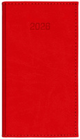 Kalendarz 2026 Vivella A6 tygodniowy czerwony