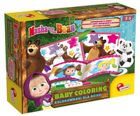 LISCIANI MASZA I NIEDŹWIEDŹ KOLOROWANKI DLA DZIECI NR 3