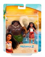 Disney Vaiana 2 Zestaw małych lalek Vaiana i Maui Mattel