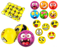 PIŁKA MIĘKKA PIANKOWA EMOTKA BUŹKA ZABAWKA ANTYSTRESOWA GNIOTEK DLA DZIECI