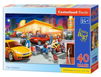 Puzzle 40 maxi - Gas Station CASTOR Castorland