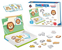 UKŁADANKA MAGNETYCZNA GENIALNY DZIECIAK ZWIERZĘTA