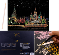 KOLOROWANKA ZDRAPYWANKA WYDRAPYWANKA DUŻA MAGICZNA