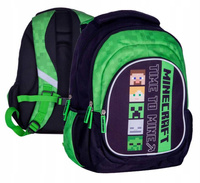 PLECAK SZKOLNY TORNISTER MINECRAFT ALEX STEVEN