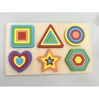 Układanka drewniana Kształty SPW84986 AN01