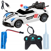 ZDALNIE STEROWANY SAMOCHÓD AUTO POLICJA RC LED NA AKUMULATOR PILOT PARA DYM