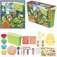 Masa plastyczna Wielkanoc kreatywna zabawa dla dzieci zestaw sensoryczny