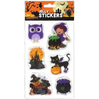 Naklejki Żelowe Halloween Na Okno Dekoracje Dynia Nietoperz Prezent