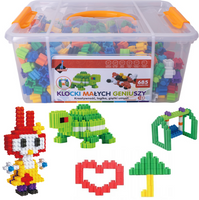 KLOCKI MAŁYCH GENIUSZY PRZESTRZENNE KORALIKI 685EL