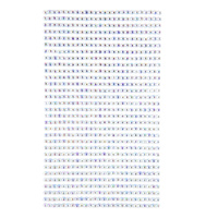 KRYSZTAŁKI SAMOPRZYLEPNE 3MM, 806 SZT. OPALESCENT