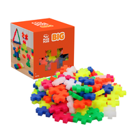Klocki Konstrukcyjne 3D Zestaw Puzzle PLUS-PLUS W KOLORACH NEONOWYCH 100e