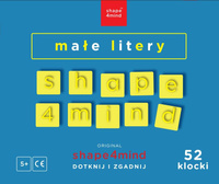 Shape4mind Małe litery 52 sztuki