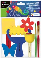 KIDEA ZESTAW 7 PRZYBORÓW DO MALOWANIA FARBAMI