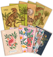 Paczka Zeszyt A5 32k kratka dino/spring pakiet 10 sztuk