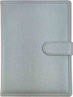 Kalendarz 2026 B5 dzienny z zapięciem hologram błękitny