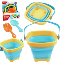 Zestaw Na Plaże Do Wody Składane Wiadro Wiaderko Grabie Łopatka Dla Dzieci 