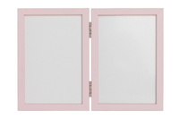 Ramka podwójna z glinką Tiny Memories różowa