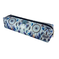 Piórnik szkolny młodzieżowy prostokąt kostka Boho Łapacz Snów Blue