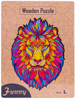 DREWNIANE PUZZLE DLA DOROSŁYCH UKŁADANKA PREZENT