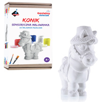 GENIALNY DZIECIAK MALOWANKA SENSORYCZNA DO MALOWANIA PĘDZELKIEM - KONIK /4
