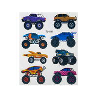 TATUAŻE DLA DZIECKA SZABLONY AUTA WZORY SAMOCHODÓW NA PREZENT NA URODZINY