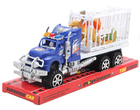 Auto ciężarowe z dinozaurami zabawka edukacyjna dla dzieci kreatywna