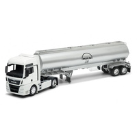 WELLY TRUCK Z PRZYCZ.1:32 MAN TGX OIL