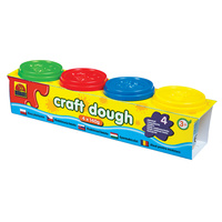Masa plastyczna do modelowania 4 duże tuby kreatywna zabawa dla dzieci