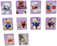 Magnesy misie zestaw 12 sztuk kolorowe dekoracje dla dzieci edukacyjne